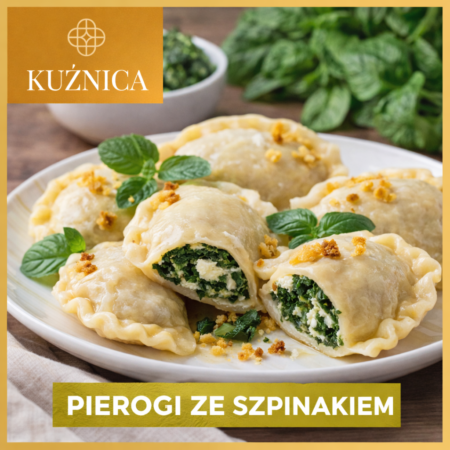 Pierogi ze szpinakiem